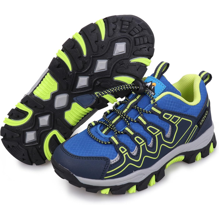 Дитячі кросівки UOVO для ходьби, бігу та активного відпочинку (водонепроникні, антиковзкі) – блакитний, жовтий, 28 EU