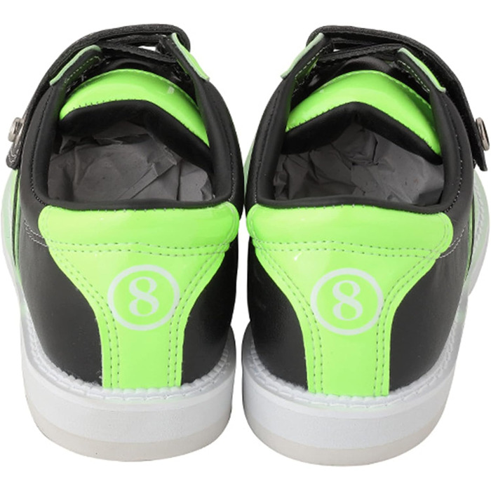 Легкі та дихаючі боулінг-башмаки для чоловіків та жінок з кріпленням Magic Sticker, зносостійка амортизація, колір зелений (42 EU, A)