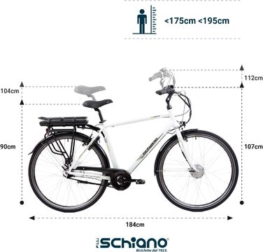 Електровелосипед F.lli Schiano E-Moon 28