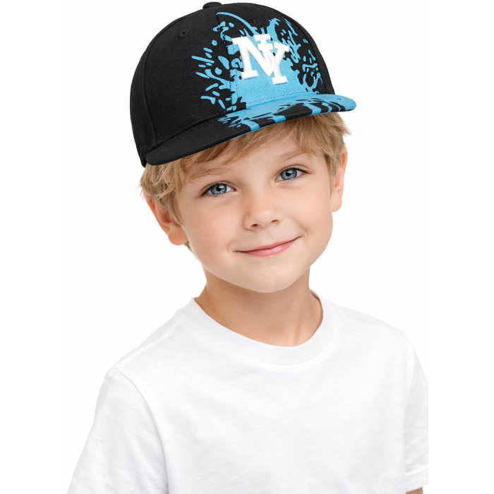 Дитяча кепка SNAPBACK USA J26 для підлітків, бейсболка Trucker, спортивна, колір: NY Splash Blue