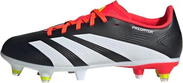 Кросівки для футболу Adidas Predator 24 League Soft Ground (33 EU) - Чорний, Білий, Червоний
