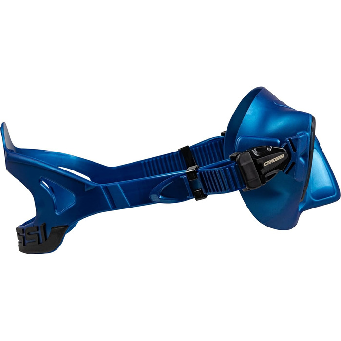 Маска для фрідайвінгу Cressi Atom UNI Blue Metal/Black - професійна маска для підводного полювання