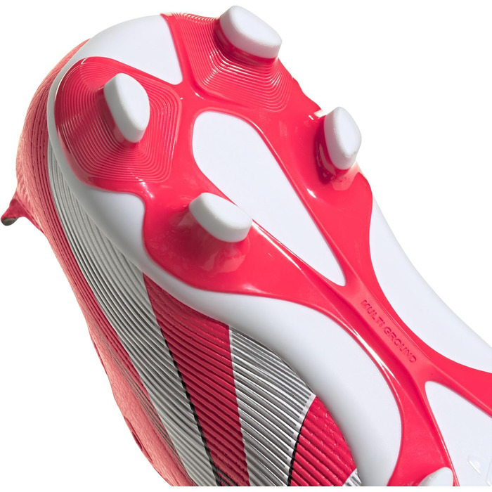 Футбольні бутси adidas Predator League для унісекс, мульти-поверхня, 46 EU, колір Lucid Red/Ftwr White/Core Black