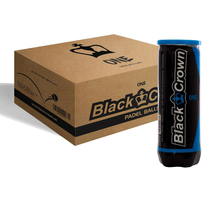 М'ячі для падел-тенісу Black Crown One, коробка 24 шт.