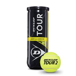 Тенісний м'яч Dunlop Tour Brilliance – для всіх типів покриття, 4 шт.