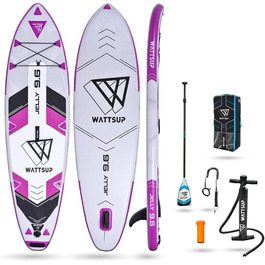 Надувна SUP-дошка Wattsup Jelly 9'6'' для жінок, різнокольорова