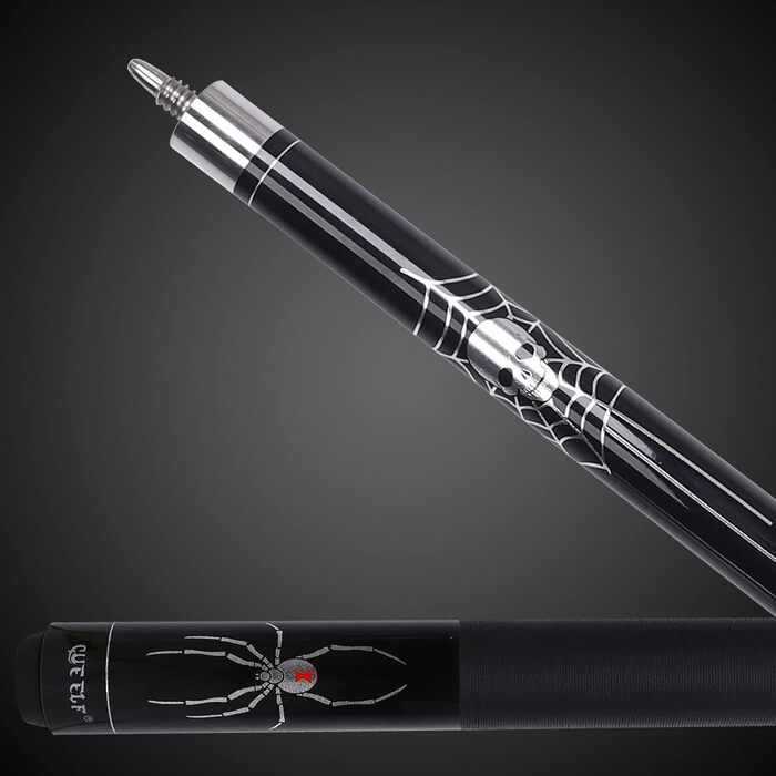 Більярдний кий CUEELF з жорстким кейсом, низький кут відхилення, професійний, 553-595 г, 19.5 oz, модель 