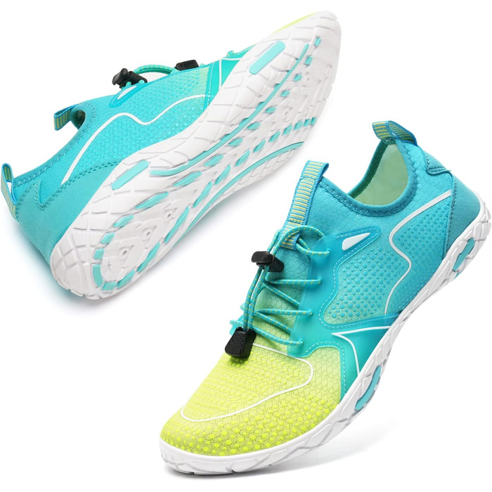 Взуття для плавання та водних видів спорту WateLves: чоловіче та жіноче, для серфінгу, дайвінгу, гімнастики, фітнесу. Розміри 40 EU. Кольори: блакитний, жовтий