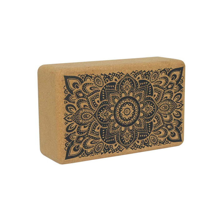 Йога-блок Yoga Design Lab: екологічний люкс, чудове зчеплення та міцність. Натуральний, довговічний, зручний для подорожей. Колір: світло-коричневий