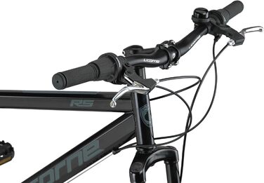 Гірський велосипед Licorne Bike Thunder Premium для дорослих та дітей, 27.5 дюймів, дискові гальма, чорний