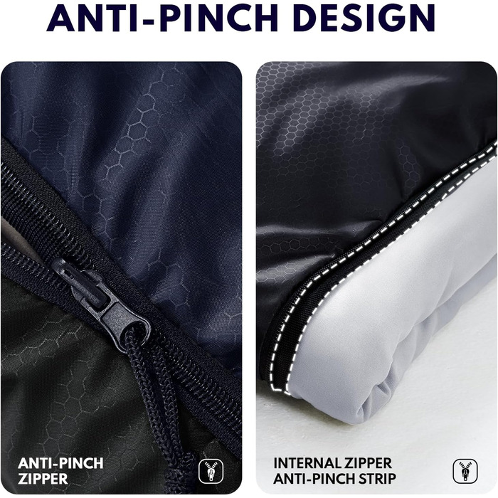 Спальний мішок 0°C XXL для дорослих, тепла погода, для кемпінгу, зими, походів, полювання, подорожей (2,4 кг, блакитний)