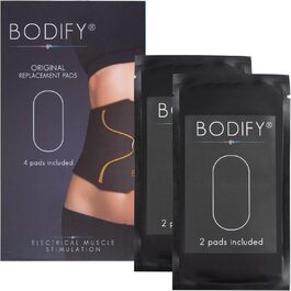 Змінні електродні подушки Bodify Original 2 шт. (без контролера) для EMS-тренажера преса Pro – тренажер для м'язів живота для чоловіків і жінок