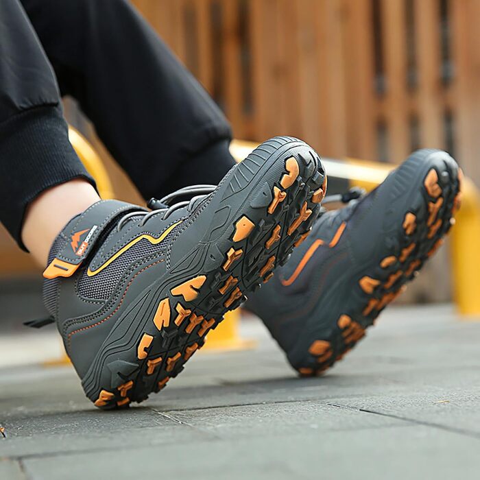 Дитячі трекінгові кросівки Barfußschuhe K005 сірого кольору, 30 EU