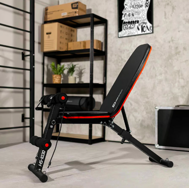 Лавка тренувальна Hop-Sport HS-1030 із фіксатором для ніг