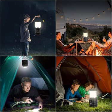 Ліхтар кемпінговий Tavaler M1-8000mAh з акумулятором 8000 mAh, USB-C, LED, водонепроникний IP65, Power Bank для кемпінгу, пікніків, туризму та надзвичайних ситуацій