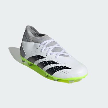 Дитячі футбольні бутси adidas Predator Accuracy.3 FG для жорсткого ґрунту (30.5 EU, білий, чорний, лимонний)
