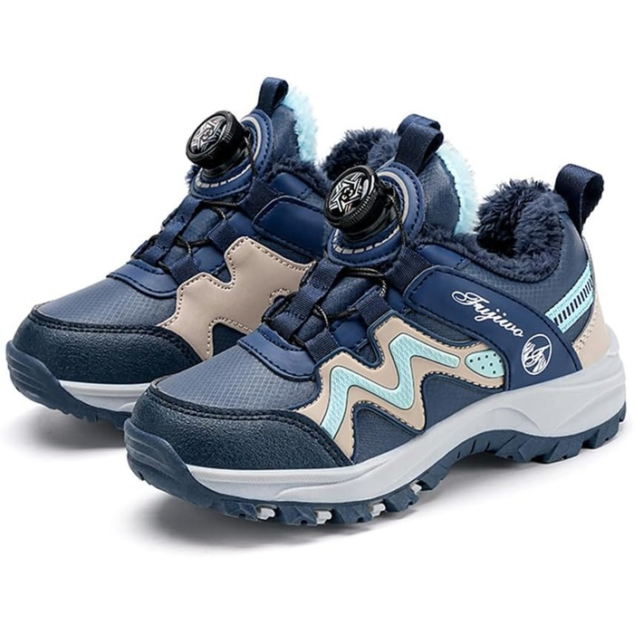 Дитячі зимові черевики Kinder Baumwolle, розмір 28-41, колір блакитний