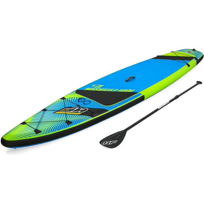 Надувна SUP-дошка Bestway Hydro-Force Touring Aqua Excursion 381×79×15 см, комплект для серфінгу