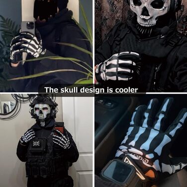 Рукавички для велосипеда Azarxis MTB чоловічі/жіночі, зимові, вітронепроникні, для катання, трекінгу, бігу, чорні, повномірні