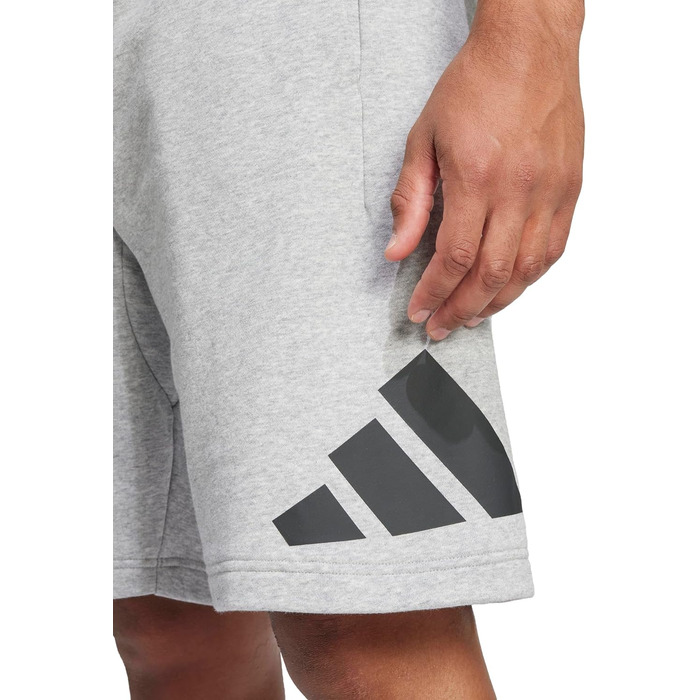 Чоловічі спортивні шорти adidas Performance Essentials Big Logo (розмір M, колір Medium Grey Heather/Black)