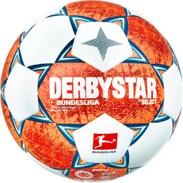 Футбольний м'яч Derbystar BL Brillant APS біло-оранжево-синій, розмір 5