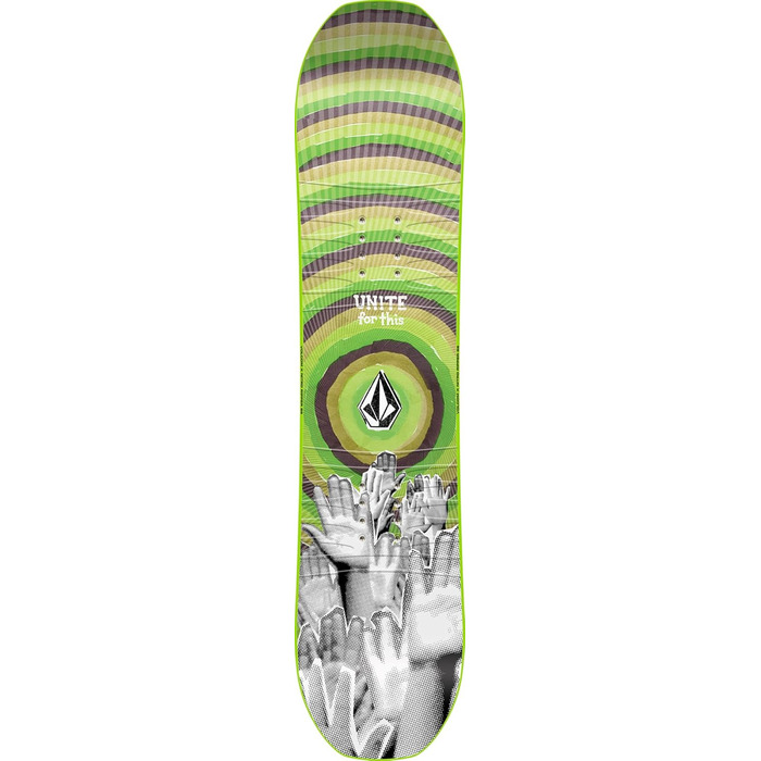 Дитяча сноуборд-дошка Nitro Ripper X Volcom 2023, універсальна, для фрістайлу, твин-тип, мультиколір