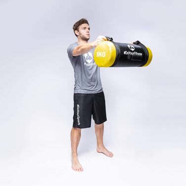 Фітнес мішок Power Bag Carolous 5-30 кг для функціонального тренування, силових і кардіо вправ, нейлонова оболонка з посиленими швами