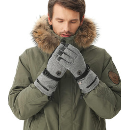 Електричні рукавички AROMA SEASON Snow S/M сірі, з підігрівом