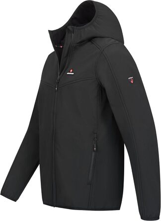 Чоловіча легка куртка Softshell Höhenhorn Alpberg для активного відпочинку та прогулянок, чорна, розмір L