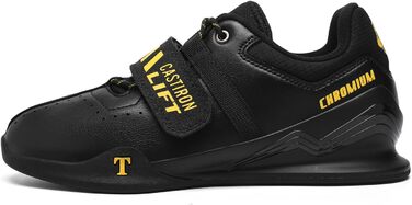 Взуття для важкої атлетики CASTIRON LIFT: кросівки для пауерліфтингу, важкої атлетики та CrossFit, для чоловіків та жінок (40 EU, Gold)