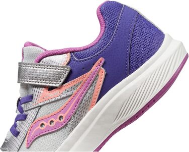 Кросівки Saucony Cohesion KDZ A/C для дітей (маленькі та великі розміри) - чорний, сірий, зелений, фіолетовий, сріблястий, рожевий