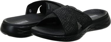 Зручні жіночі сандалії Skechers ON-The-GO 600 Dainty, чорного кольору, розмір 42 EU (широка колодка)