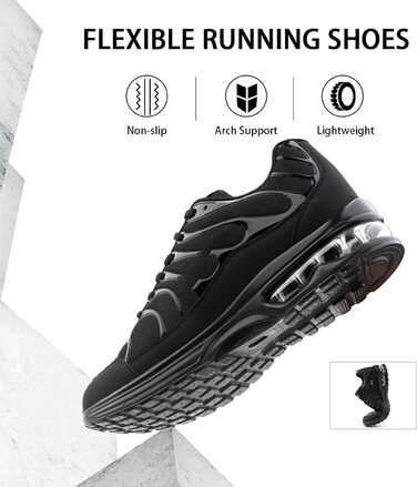 Кросівки для бігу Hitmars: чоловічі та жіночі, спортивні, тенісні, фітнес, бігові. Легкі, чорні, розміри EU 36-48