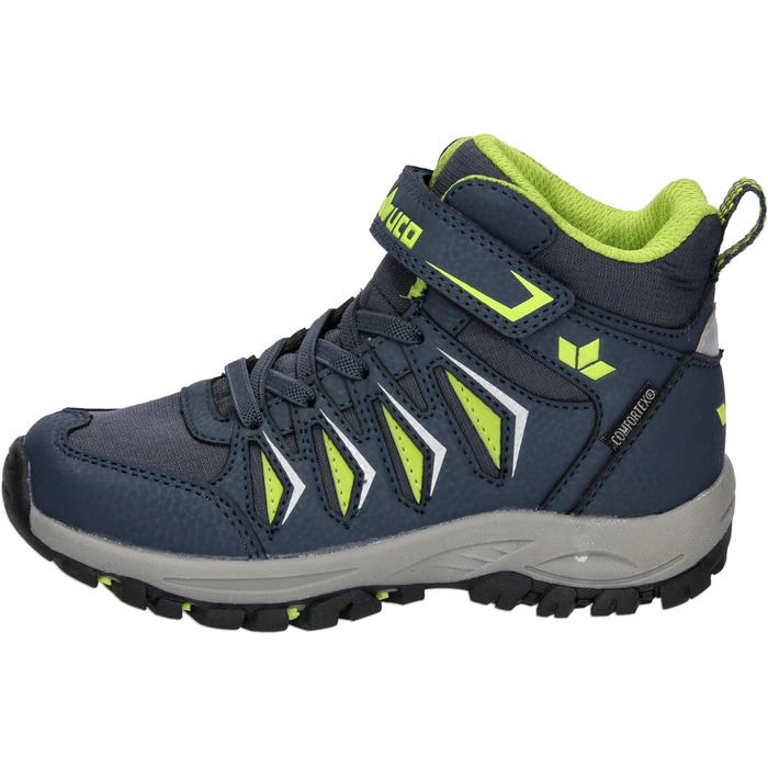 Дитячі черевики Lico для трекінгу та прогулянок, 39 EU, блакитно-лимонні