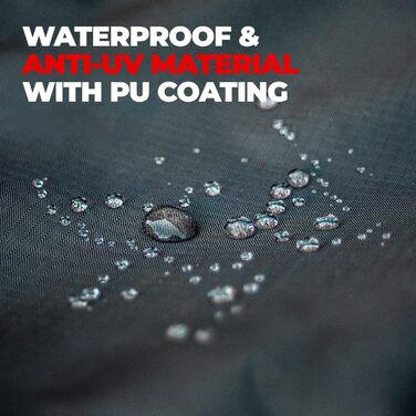 Покриття для велосипеда Outdoor велике – міцний матеріал Ripstop, водонепроникний, захист від УФ-променів для всіх погодних умов. Підходить для гірських, 29er, шосейних, круїзерів та гібридних велосипедів