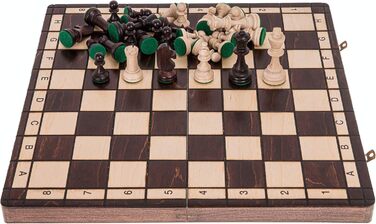 Шахи дерев'яні Square 40x40 см – комплект шахова дошка та фігури для гри, спортивний набір