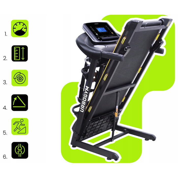 Електрична бігова доріжка Urbogym V550M (до 130 кг)