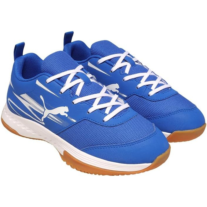 Дитячі кросівки Puma Varion Li Jr для залу (Indoor Court Shoe) — Синій/Білий, 35 EU