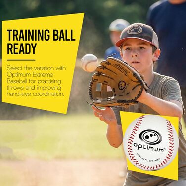 Бейсбольна рукавиця Optimum Extremer для лівші, дитяча: глибока кишеня, м'яка підкладка, захист зап'ястя