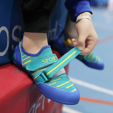 Жіночі скелелазні туфлі низького об'єму для фітнесу та боулдерингу, професійні (37 EU, Blue Blau)