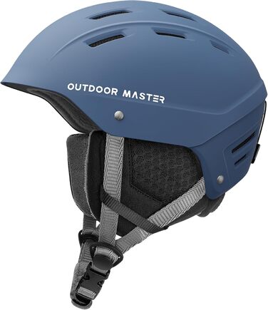 Шолом OutdoorMaster Kelvin II для сноубордингу та лижного спорту (Unisex), темно-синій (54-58 см)