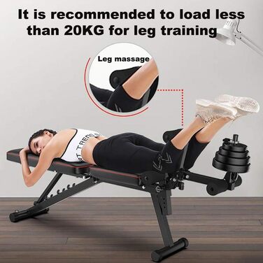 Багатофункціональна лава для тренувань, регульована фітнес-лавка для комплексних тренувань, складана лава для тренувань