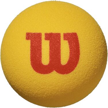 Пінопластові м'ячі Wilson Starter для тенісу, 3 або 6 шт, червоно-жовті, універсальні