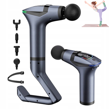 Перкусійний масажний пістолет Massage Gun Pro: потужний масажер для спини, тіла, шиї та стоп