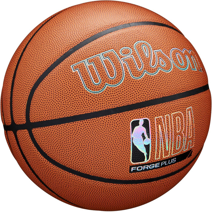 Баскетбольний м'яч Wilson NBA Forge Plus для залу та вулиці, розміри 6 і 7