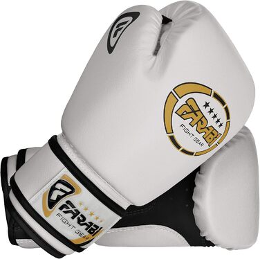 Боксерські рукавички Farabi для дітей 4 oz – MMA, Муай Тай, Кікбоксинг, Спарринг, Тренування (5-10 років)