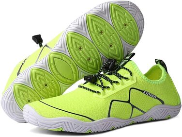 Водні черевики XIDISO для чоловіків та жінок, спортивні, сухі, для плавання, дайвінгу, серфінгу, йоги, пляжу, туризму. Колір: зелений