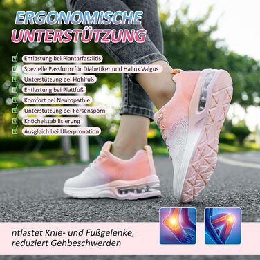 Жіночі кросівки для фітнесу та бігу Laufschuhe Rosa (42 EU) з амортизацією та підтримкою стопи