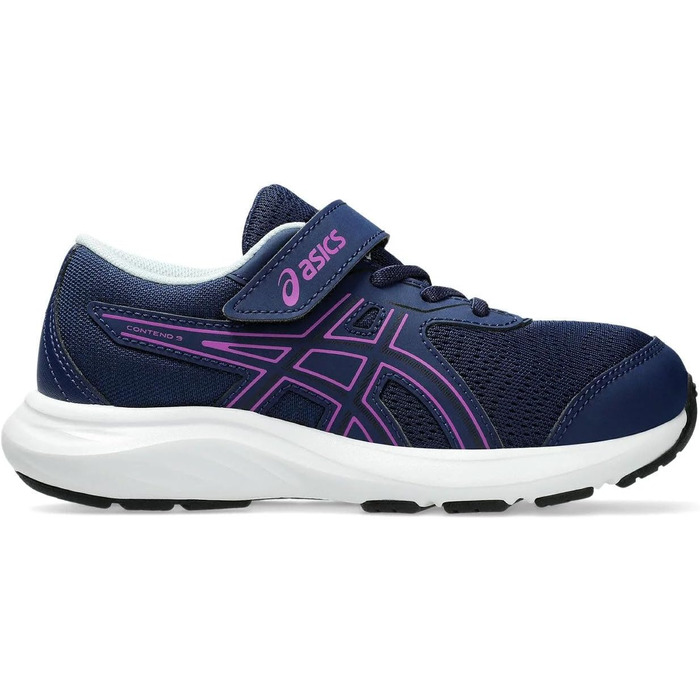 Кросівки ASICS Gel-Contend 9 чорного кольору, 27 EU, Blue Expanse Bold Magenta