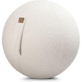 Гімнастичний м'яч Sitzball Woolly з плюшевим чохлом, натуральний колір